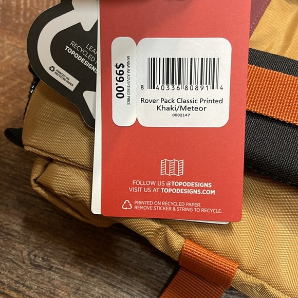 Rover Pack Classic Printed Khaki/Meteor - Picture 4 of 4